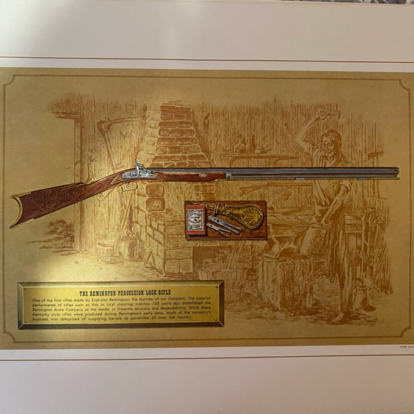 Remington Arms 150th anniversary prints. Circa 1966. In good Vintage condition. - Picture 9 of 11